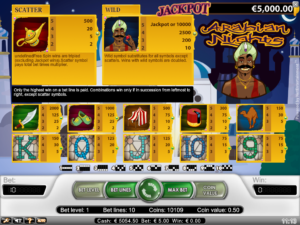 Arabian Nights gameplay screenshot