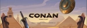 Conan slot gameplay screenshot