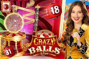 Crazy Balls live casino game