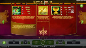 Excalibur gameplay screenshot
