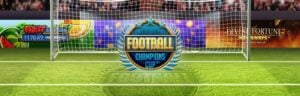 Football: Champions Cup slot gameplay screenshot