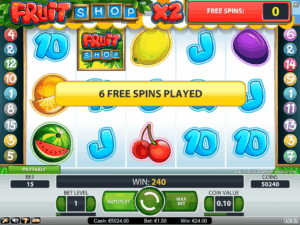 Fruit Shop Free Spins screenshot