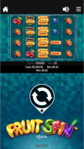 Fruit Spin gameplay screenshot