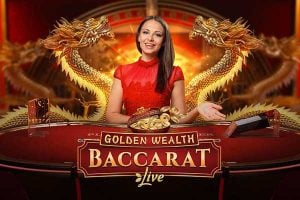 Golden Wealth Baccarat live casino game