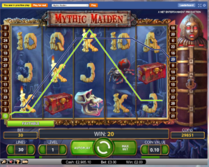 Mythic Maiden gameplay screenshot