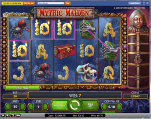 Mythic Maiden gameplay screenshot