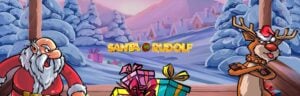 Santa vs Rudolf slot gameplay screenshot