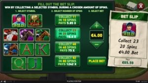 Scudamore’s Super Stakes Bet Slip screenshot