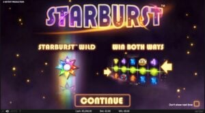 Starburst gameplay screenshot