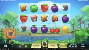 Strolling Staxx: Cubic Fruits gameplay screenshot