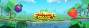 Strolling Staxx: Cubic Fruits™ slot gameplay screenshot