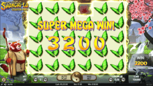 The Legend of Shangri-La: Cluster Pays gameplay screenshot