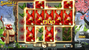 The Legend of Shangri-La: Cluster Pays gameplay screenshot