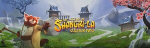 The Legend of Shangri-La: Cluster Pays™ slot gameplay screenshot