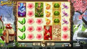 The Legend of Shangri-La: Cluster Pays gameplay screenshot
