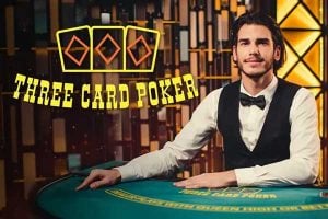 Three Card Poker live casino game